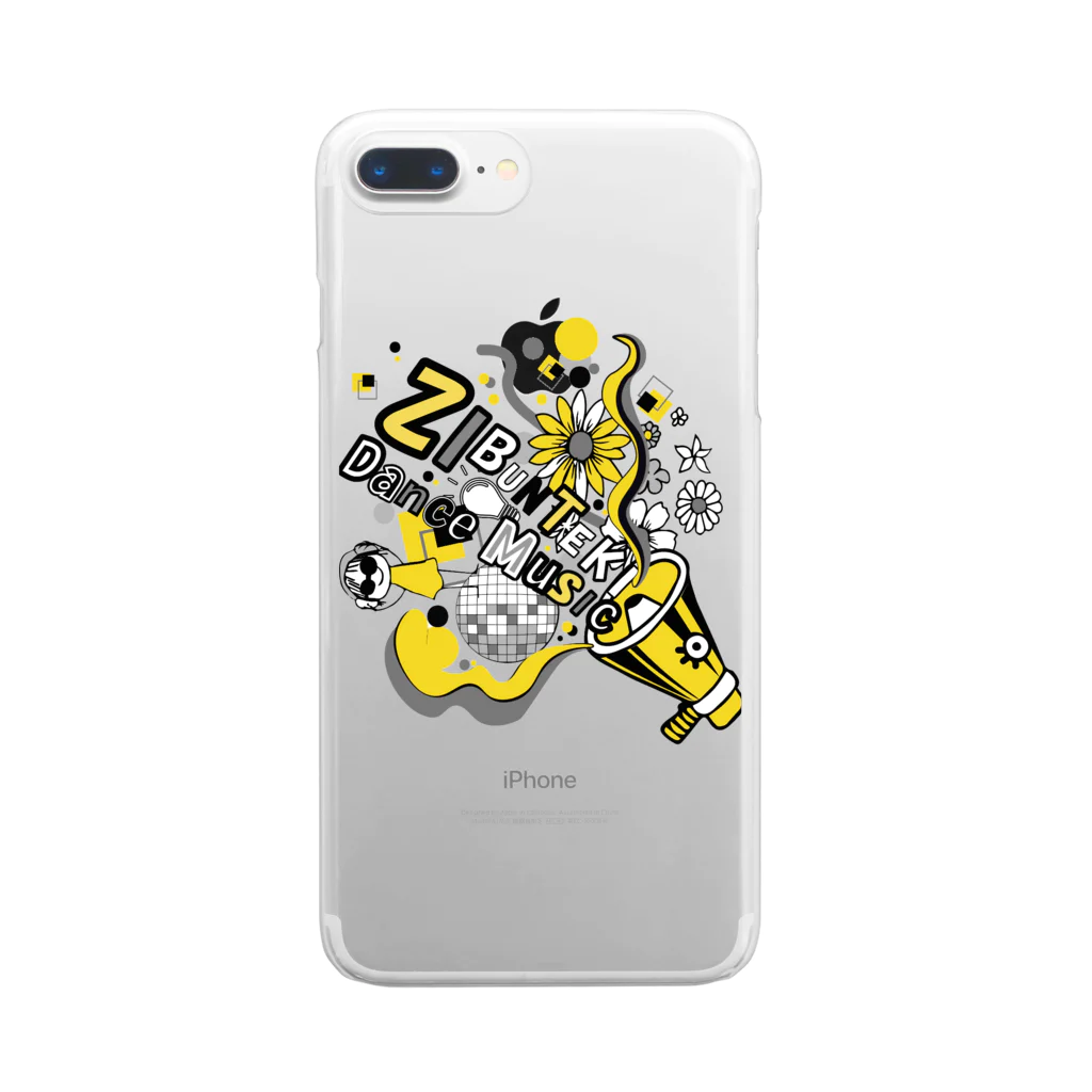 OGISOのジブンテキDanceMusic Clear Smartphone Case