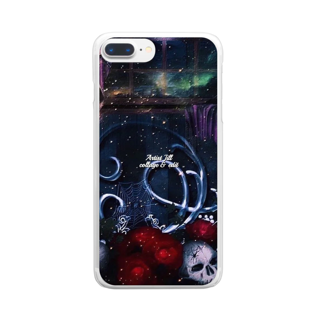 【ホラー専門店】ジルショップの(縦長)Dark Gothic Clear Smartphone Case