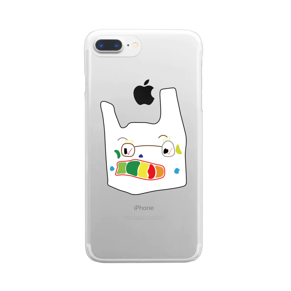 SPUNKYのボッピーくん Clear Smartphone Case