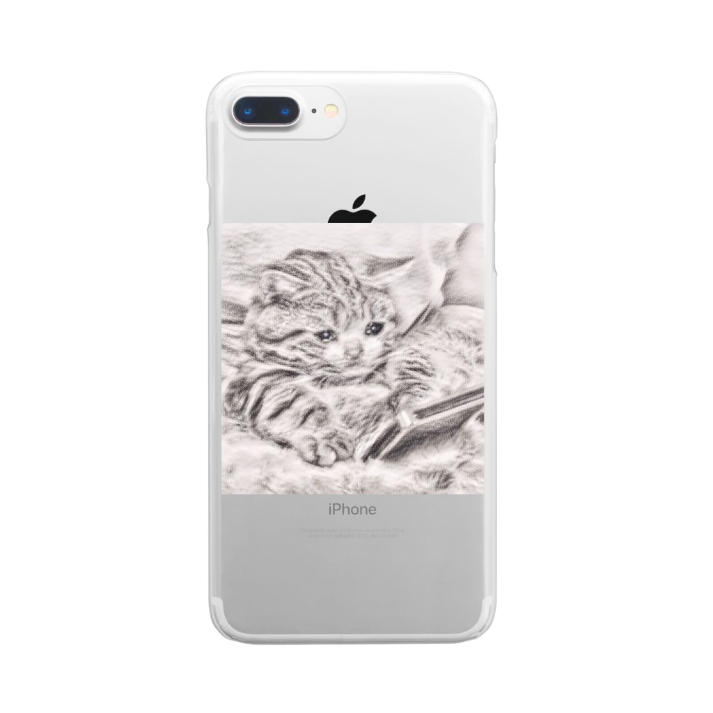 悲猫 現代 Clear Smartphone Cases Iphone By エモいエモンガ Uesun10 Suzuri