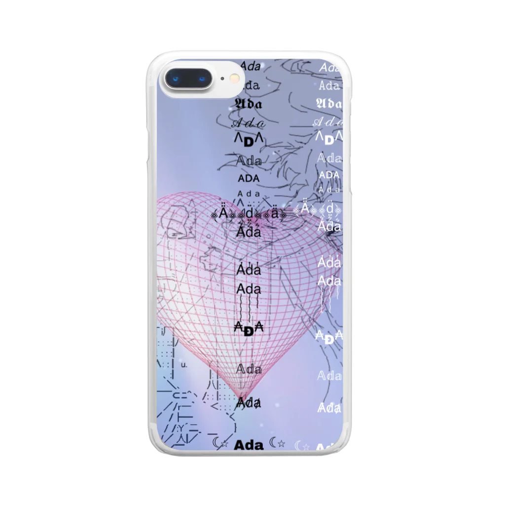 ももんが。のあわあわ Clear Smartphone Case