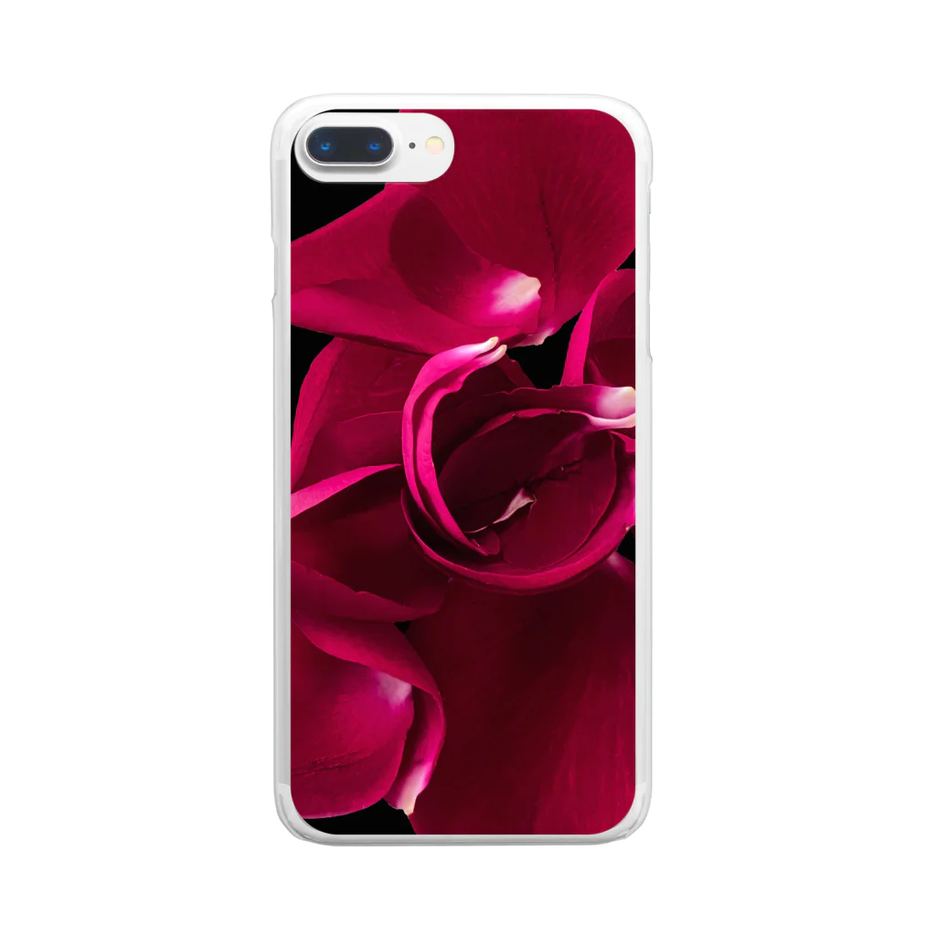 bloomのROSE PETALS Clear Smartphone Case