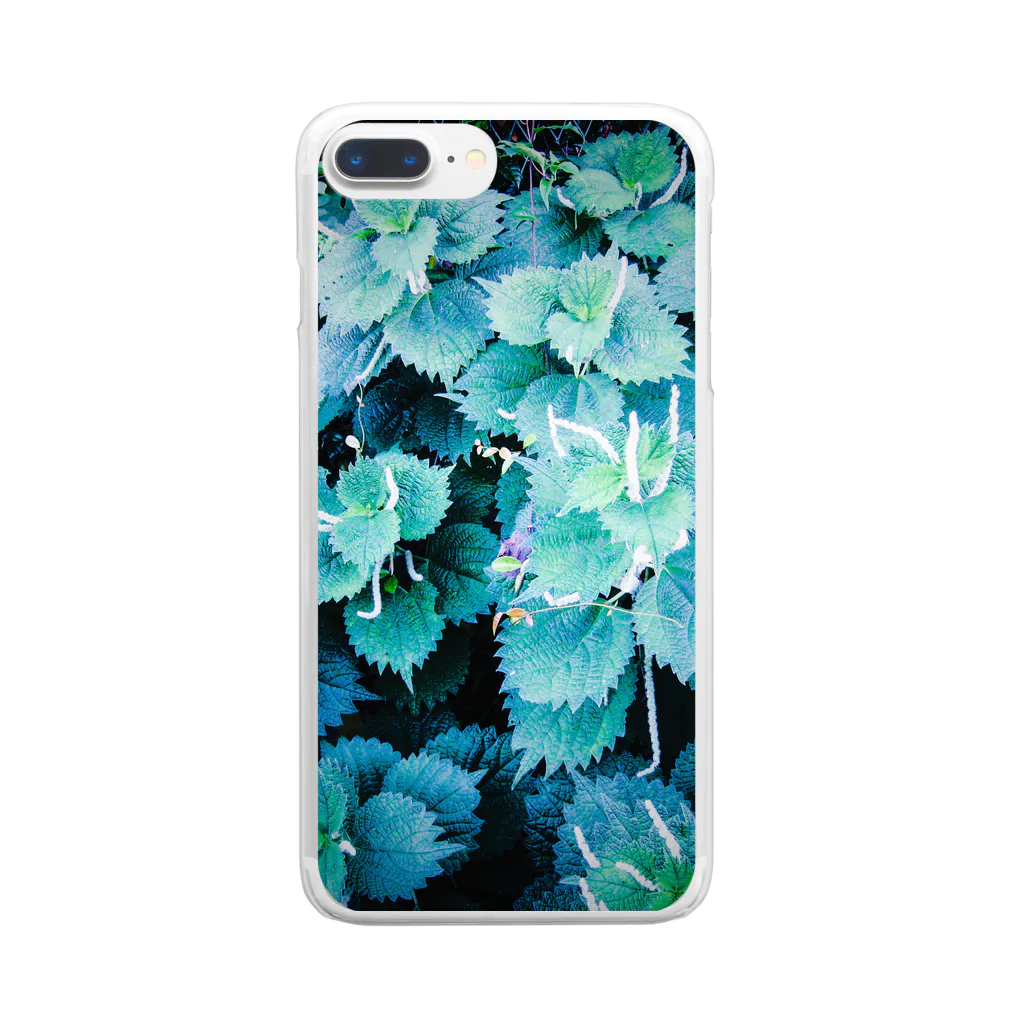 花水のメルヘン葉 Clear Smartphone Case