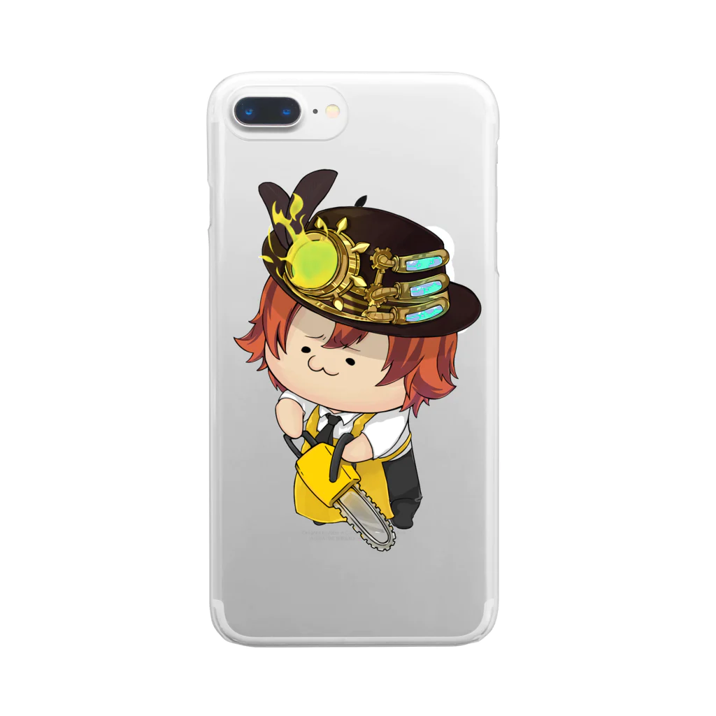 果無セツナ-hatenashi_setsuna-の果無カニバル君 Clear Smartphone Case