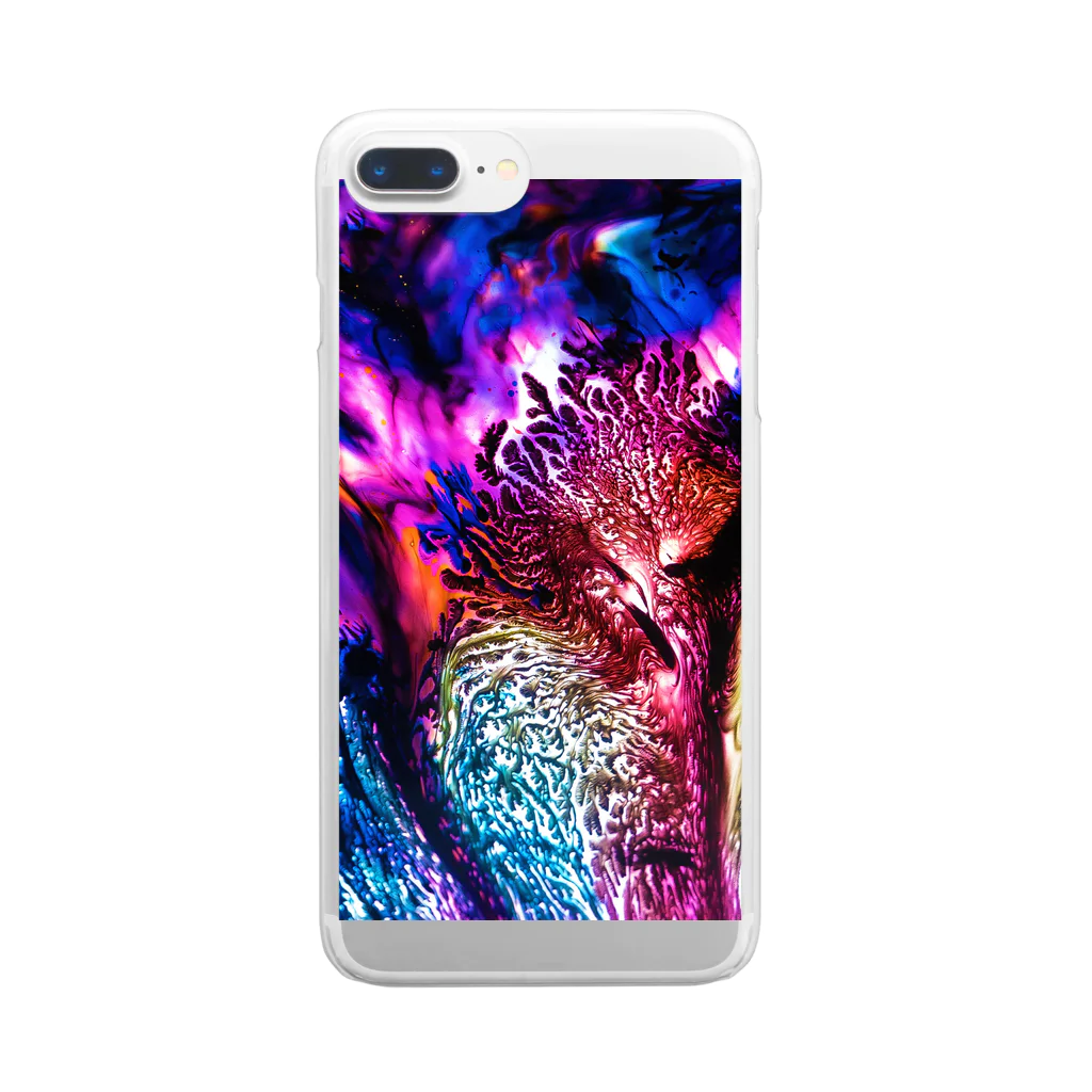 nor_tokyoのdyebirth_004 Clear Smartphone Case