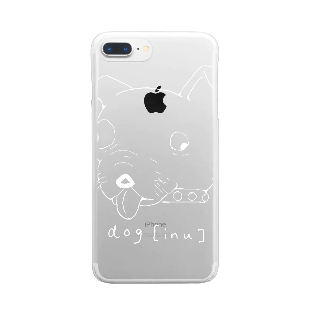 神無月本舗のNo.2（白ver） Clear Smartphone Case