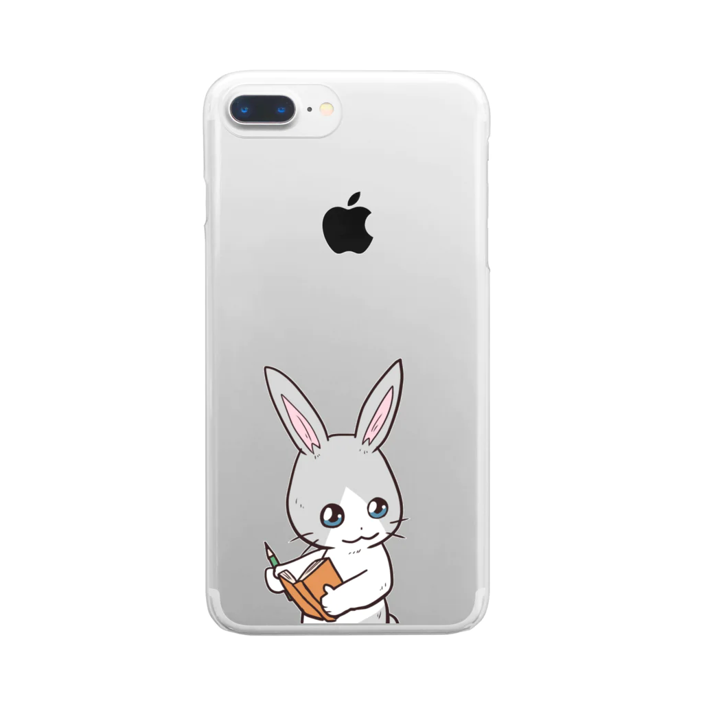 つぶやきブラウンのブラウンくんグッズ Clear Smartphone Case