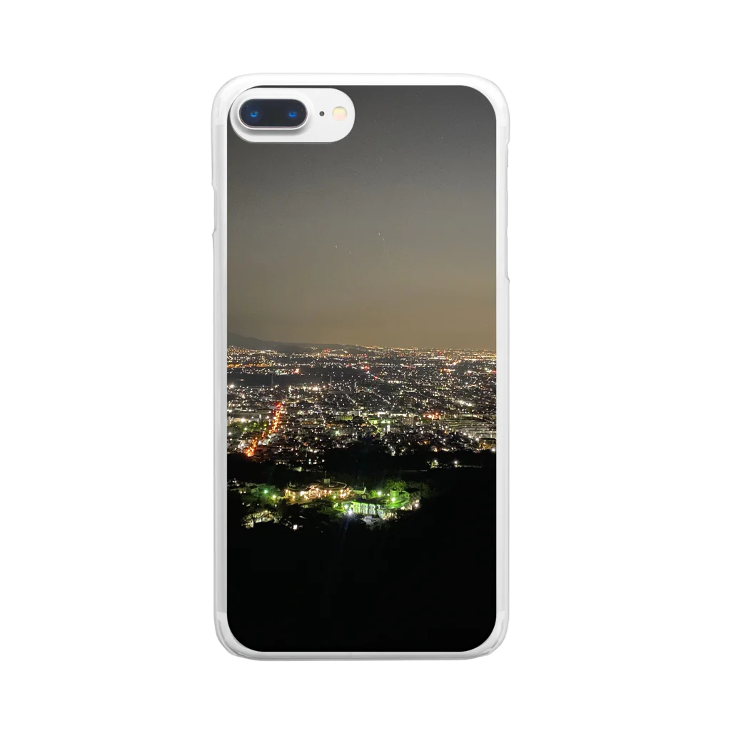 reve’sの夜景 Clear Smartphone Case