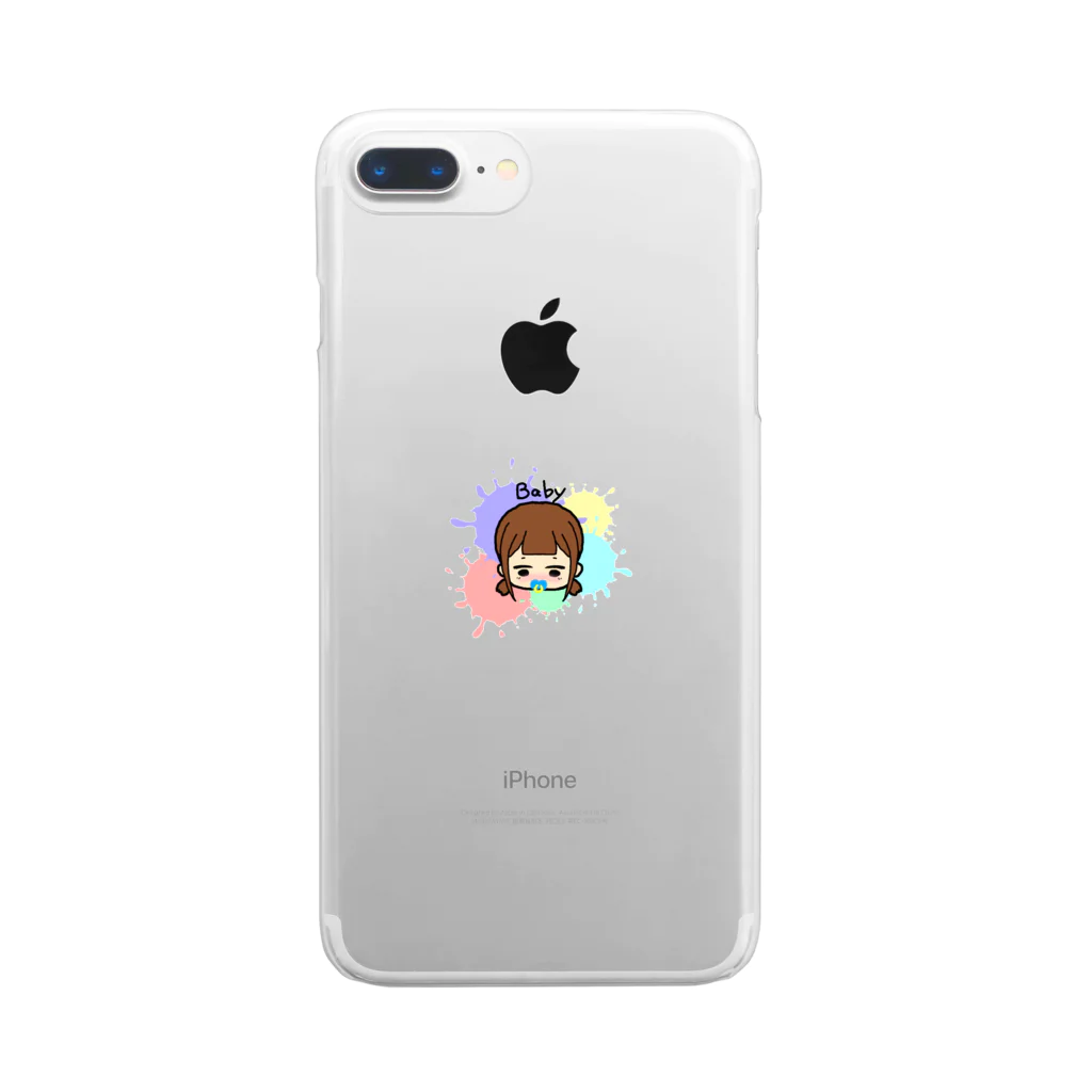 りぃこまる。のbabyちゃん Clear Smartphone Case