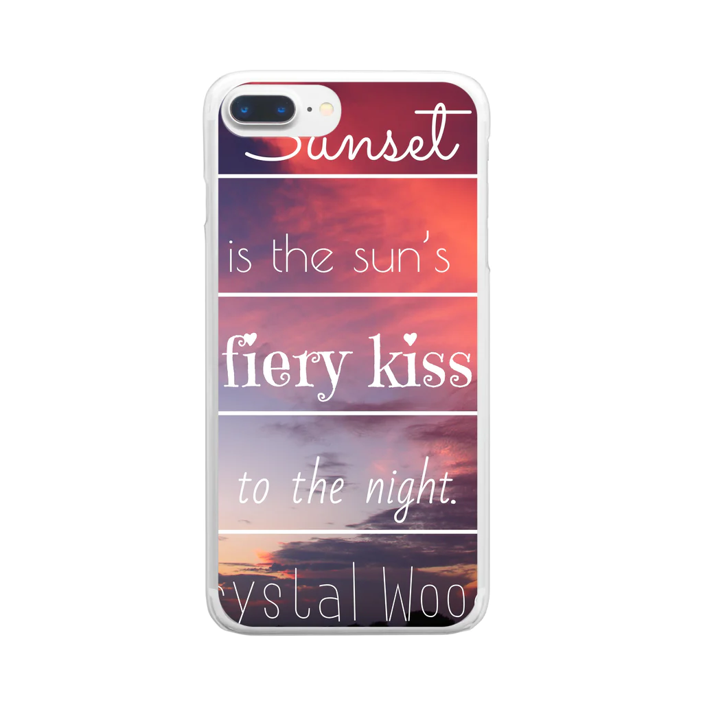 粋夏〜すいか〜のfiery kiss Clear Smartphone Case