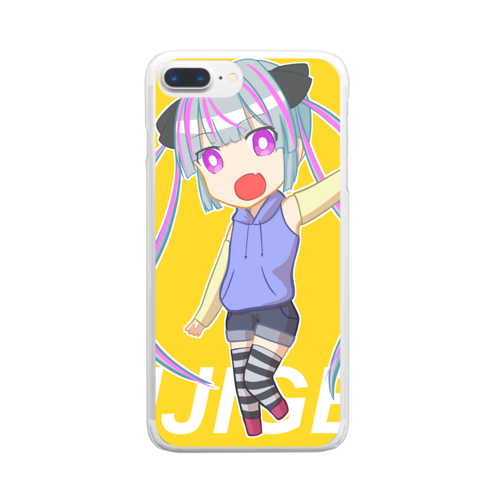 にじげん福岡のにじげんちゃん Clear Smartphone Case