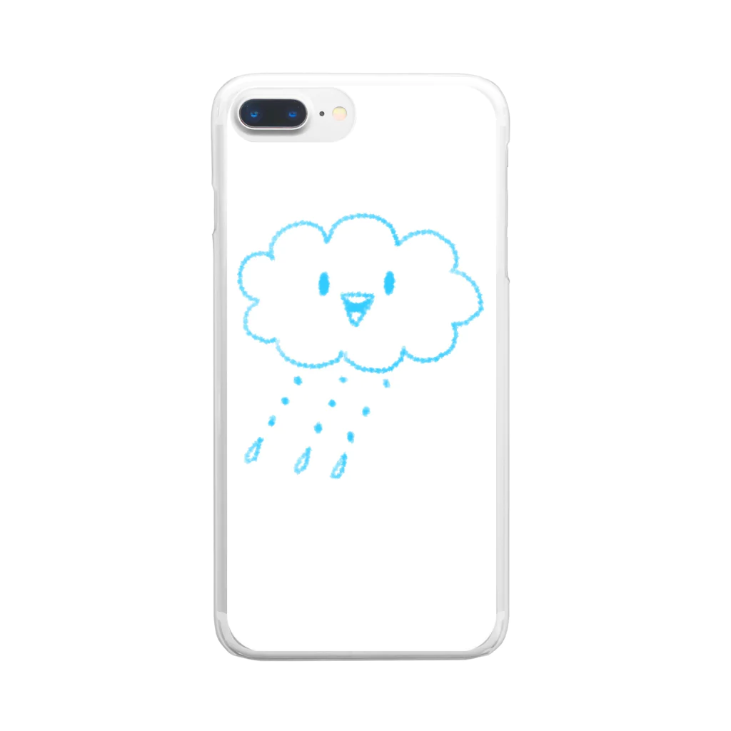 トモズの雲ちゃん Clear Smartphone Case