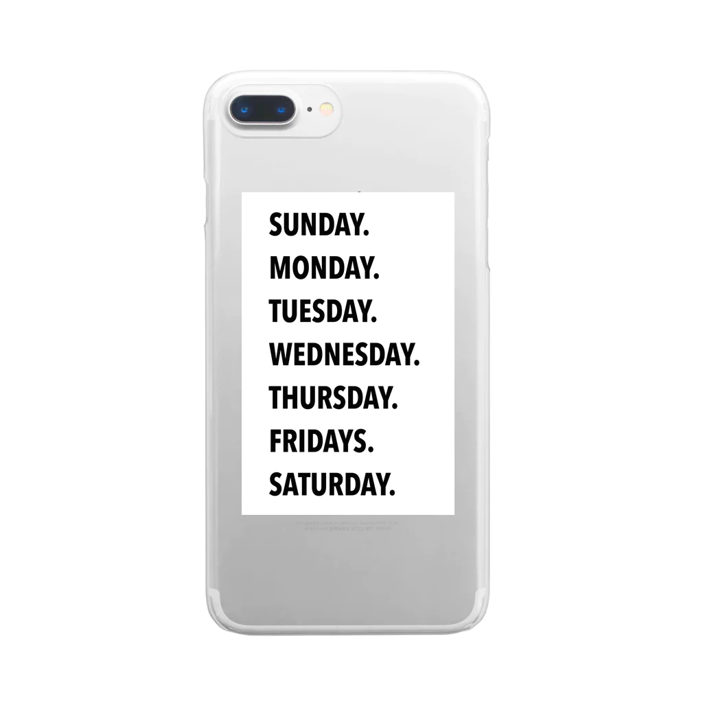 pömboÿのOne Week Clear Smartphone Case