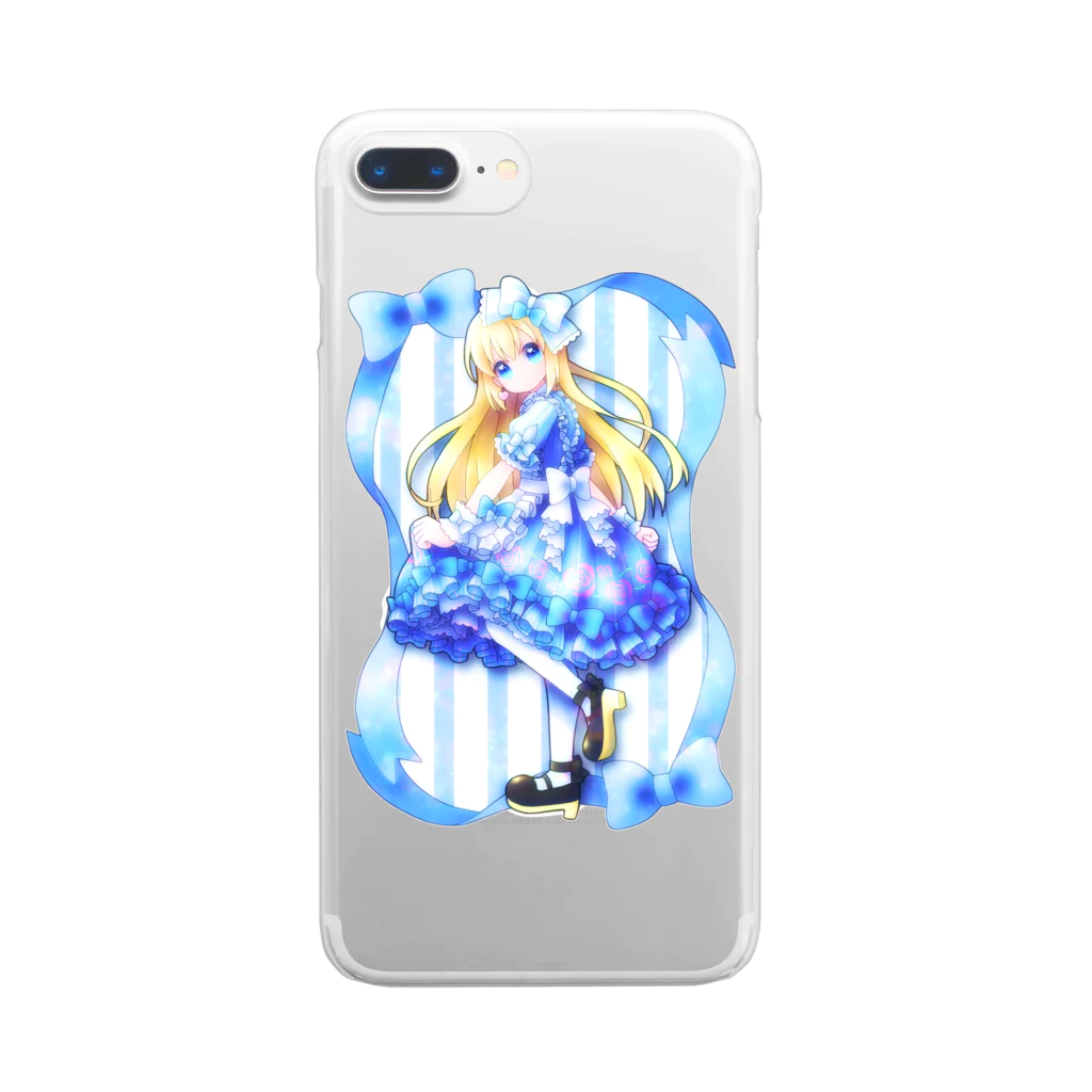 かわいいもののおみせ　いそぎんちゃくのアリス Clear Smartphone Case