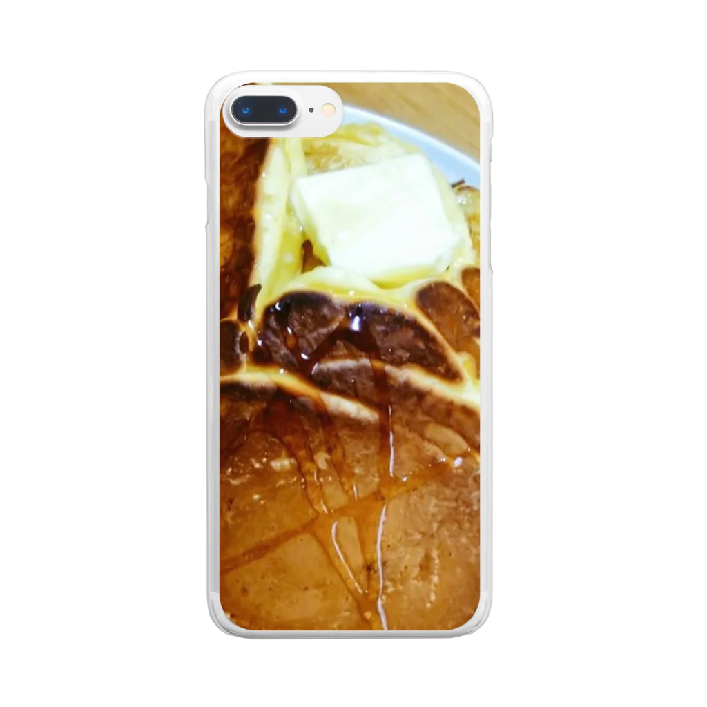 るるしの自分史上一番美しく焼けたホットケーキ Clear Smartphone Case