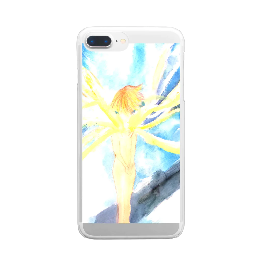 白昼社制作部の戦場の風使い（ロゴ無し ver.2） Clear Smartphone Case