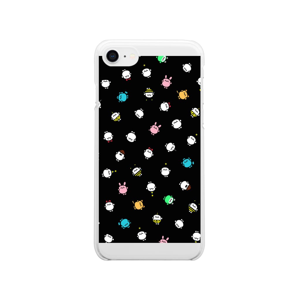 いろいろうちゅうじんチュマホケ スぶらっく ぽころチャレンジとうちゅうへgo Pocoro Cha のクリアスマホケース Iphoneケース 通販 Suzuri スズリ