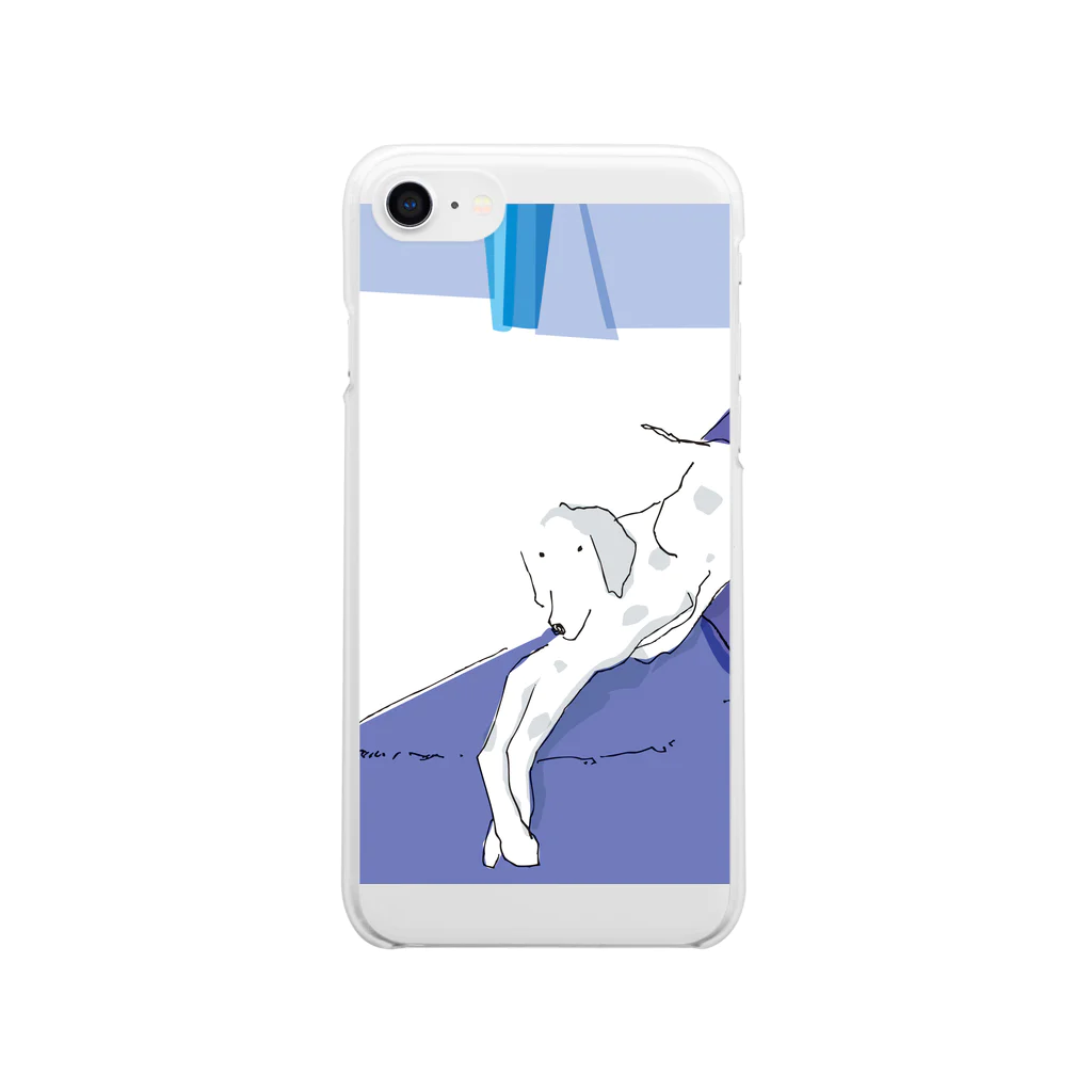 chaicoのBlueぶっち Clear Smartphone Case