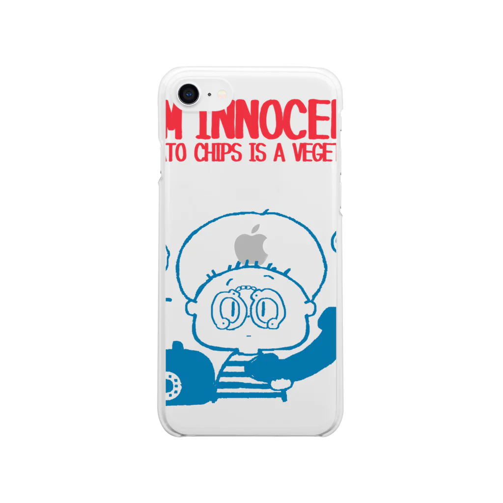 egu shopのinnocent chips Clear Smartphone Case