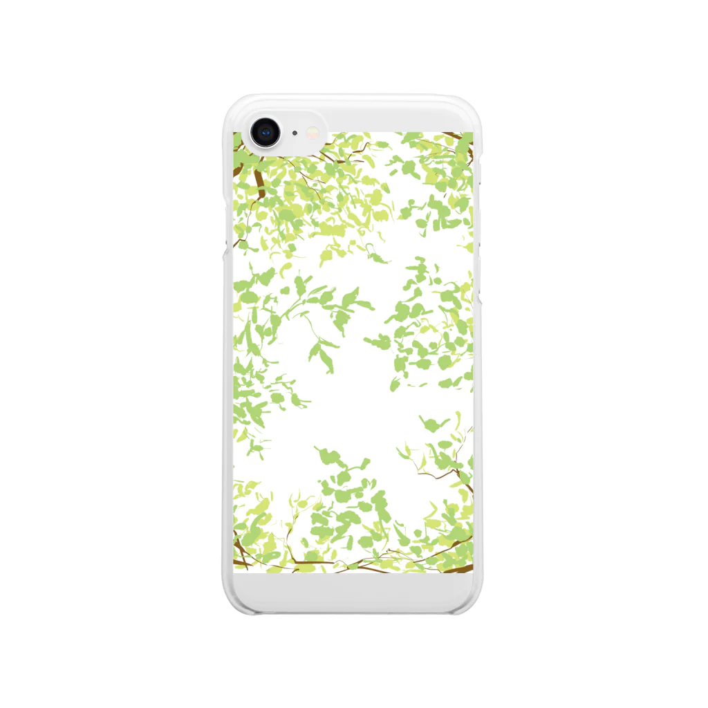 川井　冬のtree 夏 Clear Smartphone Case