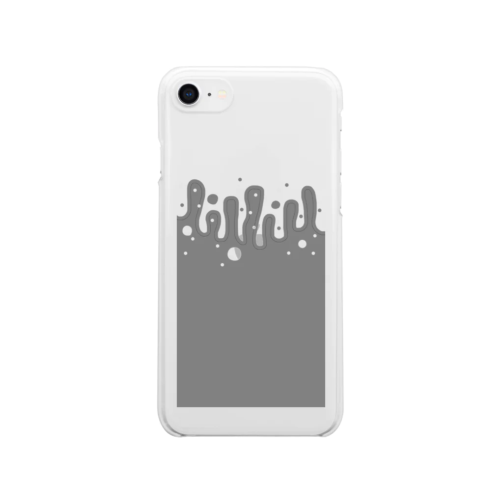 meMEmeの溺水〜黒い海〜 Clear Smartphone Case