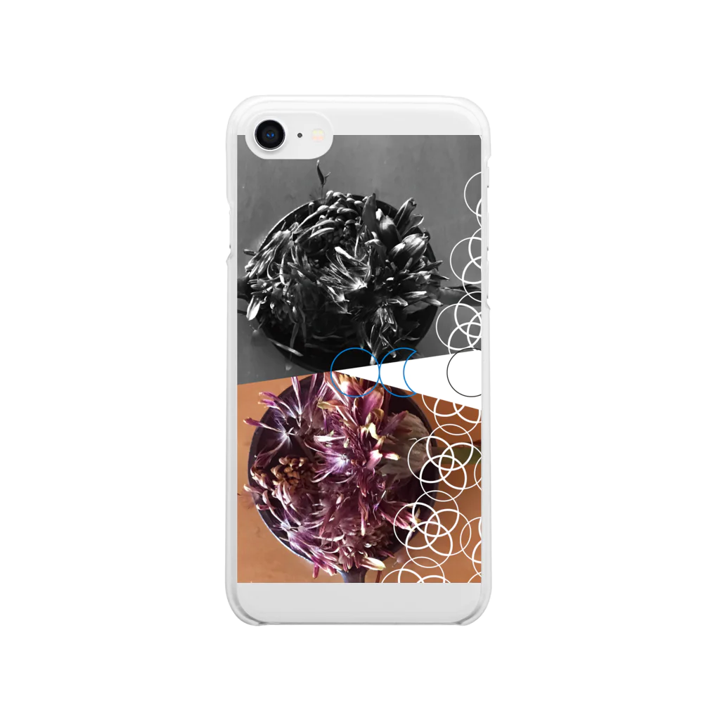 Megumi の花と月 Clear Smartphone Case