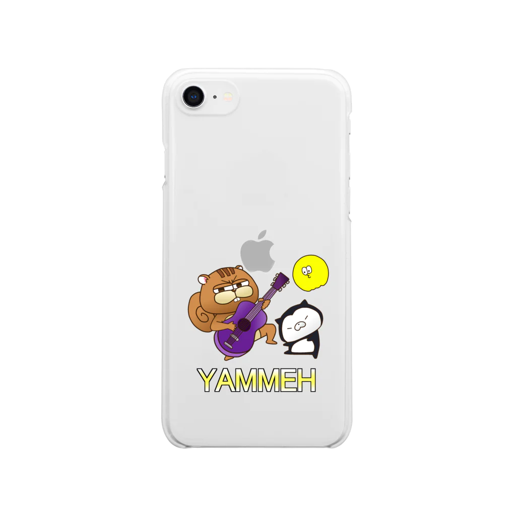 SUZURI×ヤマーフのYAMMEロック Clear Smartphone Case