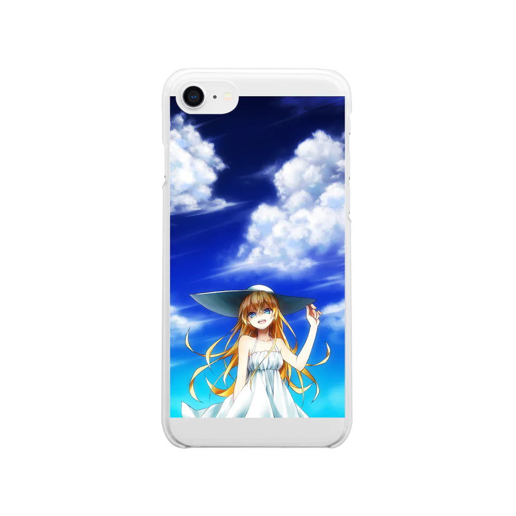 春紫苑の夏 Clear Smartphone Case