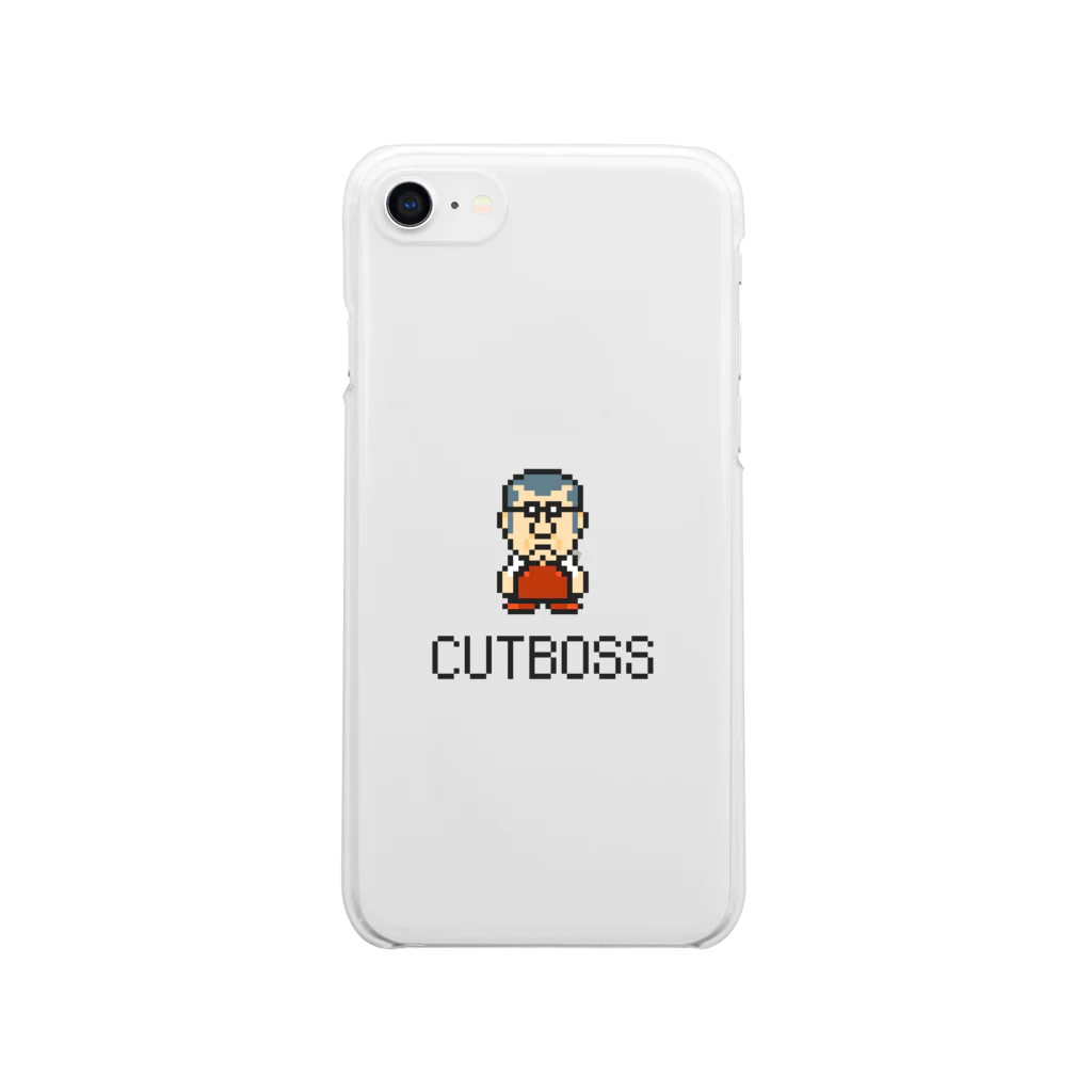 CUTBOSSのBARBER - CUTBOSS クリアスマホケース