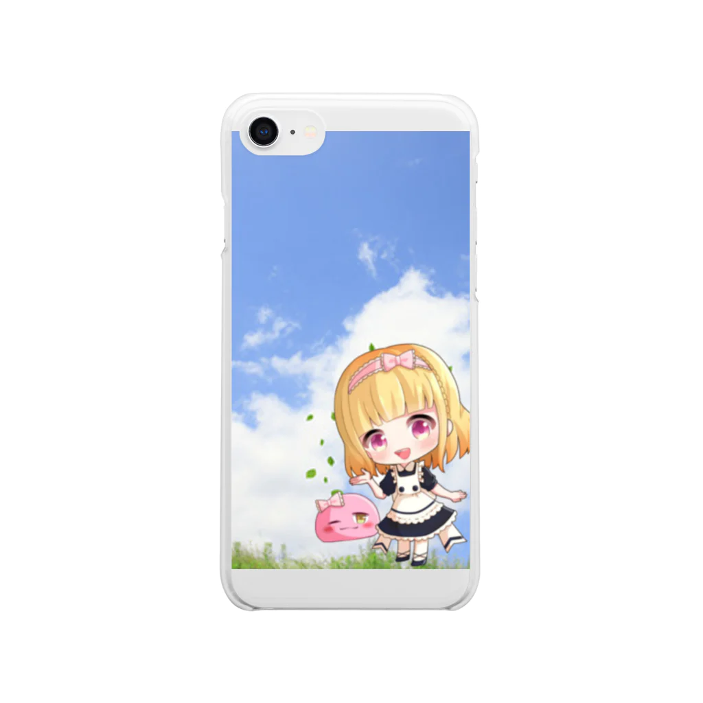 Reina_ariceのふわりとぽよのスマホケース Clear Smartphone Case