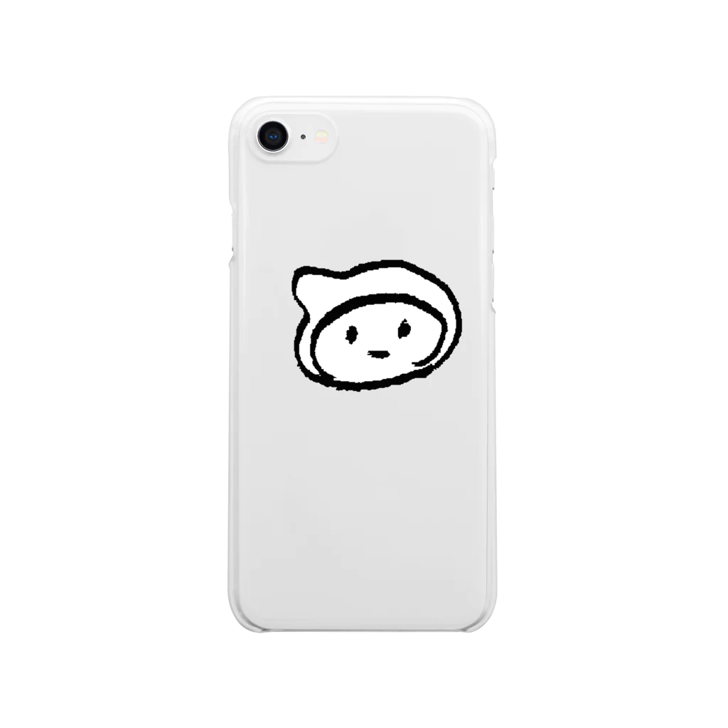 ドロンマガジンのシンプルドロンちゃん Clear Smartphone Case