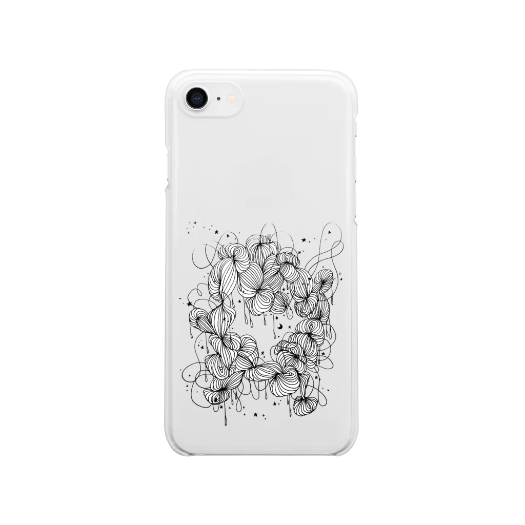 (incomplete) SHOPのnight sky Clear Smartphone Case