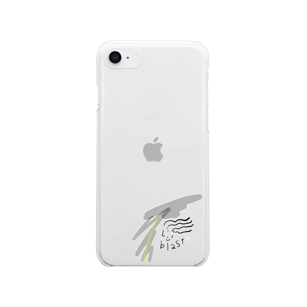 m9の突風 Clear Smartphone Case