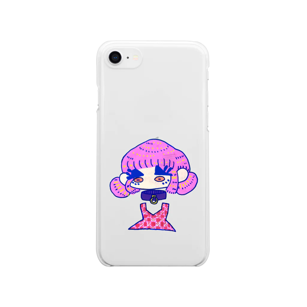 HONI HONI WORLDのCan't be transparent Clear Smartphone Case