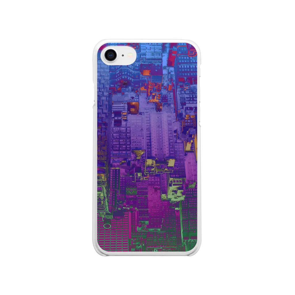 ウナーゴン20億3千万販売所のCYBERPUNKCITY Clear Smartphone Case