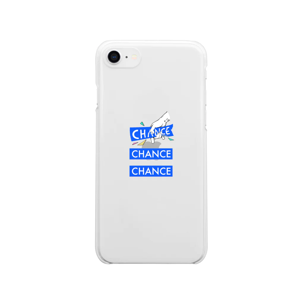 TYC☺︎(Take Your Chance!)のTYC青 Clear Smartphone Case