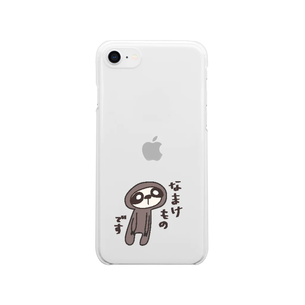 e.spoonのなまけもの Clear Smartphone Case