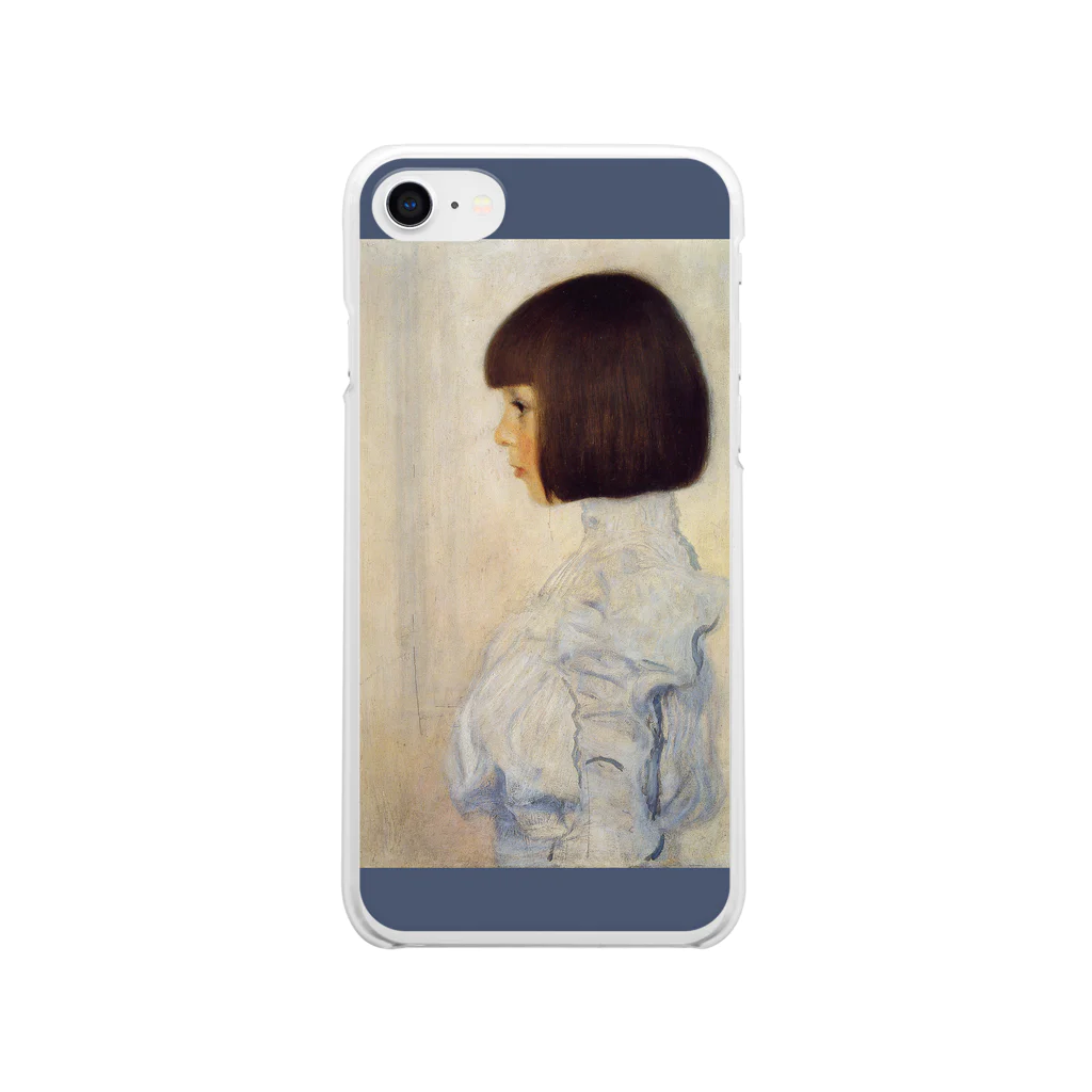 SONOTENI-ARTの001-004　グスタフ・クリムト　『ヘレーネ・クリムトの肖像』　クリア　スマホケース　iPhone SE(2,3)/8/7/6s/6専用デザイン　CC1 Clear Smartphone Case