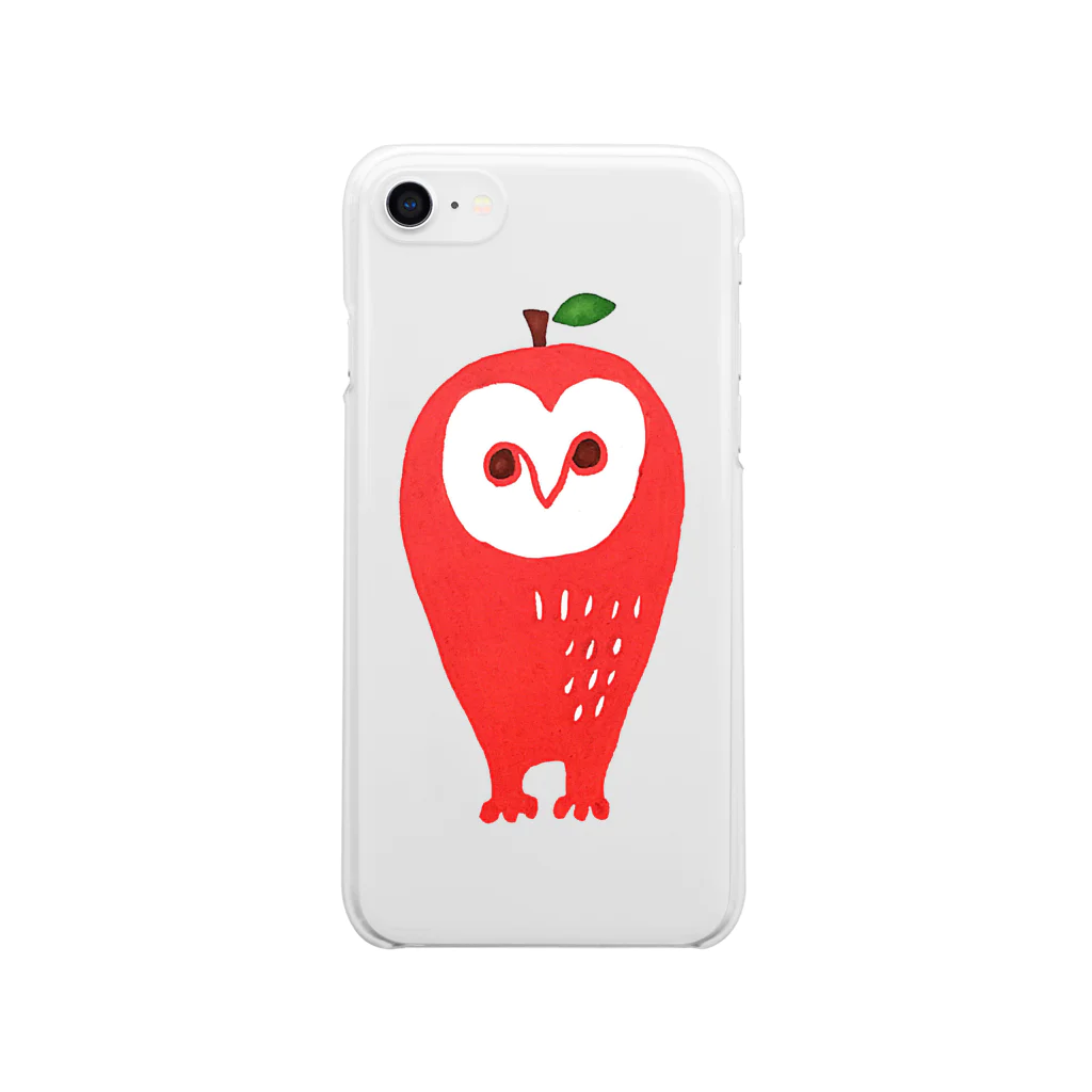 KANKAN ILLUSTRATION FACTORY goods shopのAPPOWLアッポォウル Clear Smartphone Case