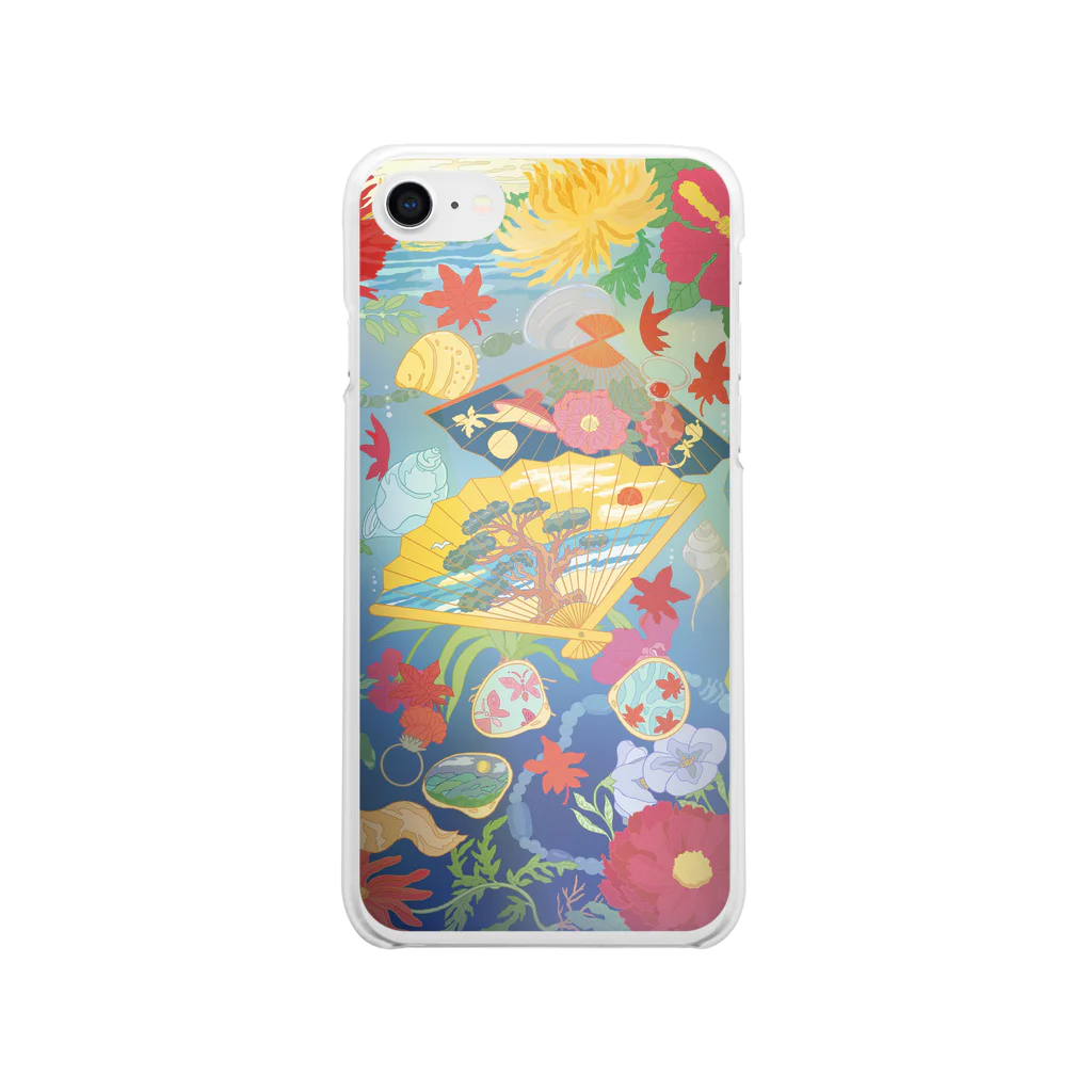 Mirai GotoのUpside Down Treasure Box Clear Smartphone Case