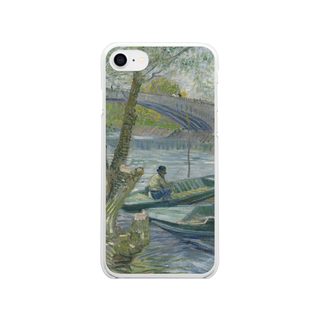 SONOTENI-ARTの005-010　ゴッホ　『春の釣り』　クリア　スマホケース　iPhone SE(2,3)/8/7/6s/6専用デザイン　CC1 クリアスマホケース