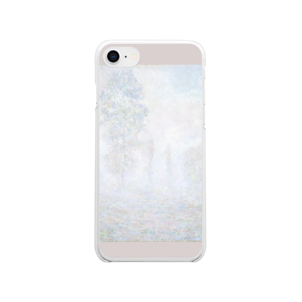 SONOTENI-ARTの004-037　クロード・モネ　『朝靄』　クリア　スマホケース　iPhone SE(2,3)/8/7/6s/6専用デザイン　CC1 Clear Smartphone Case