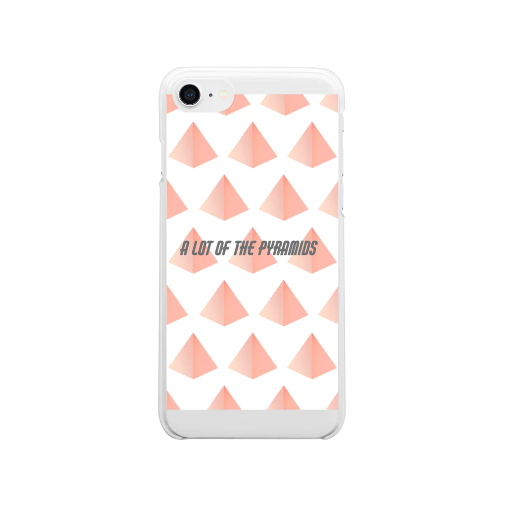 ふしぎな絵のA LOT OF THE PYRAMIDS Clear Smartphone Case