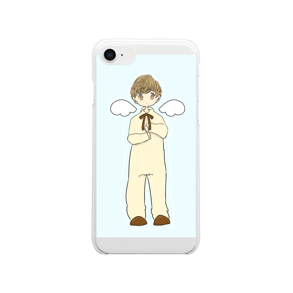 Ameの天然天使 Clear Smartphone Case