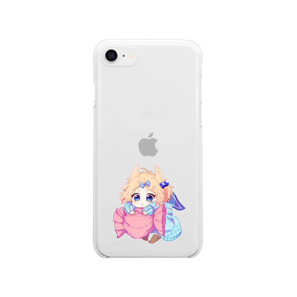 花色草原の飴玉と。 Clear Smartphone Case