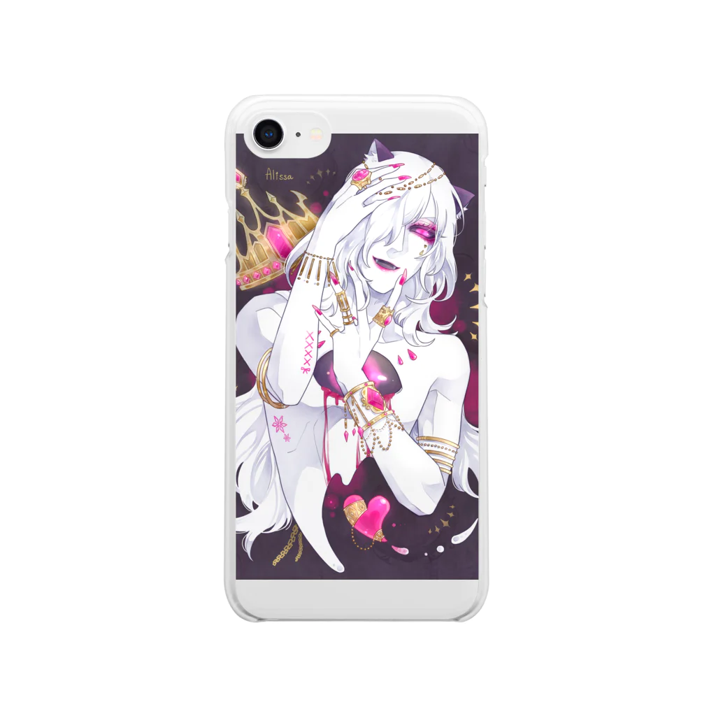 Living In A NightmareのアリッサiPhone7/8カバー Clear Smartphone Case