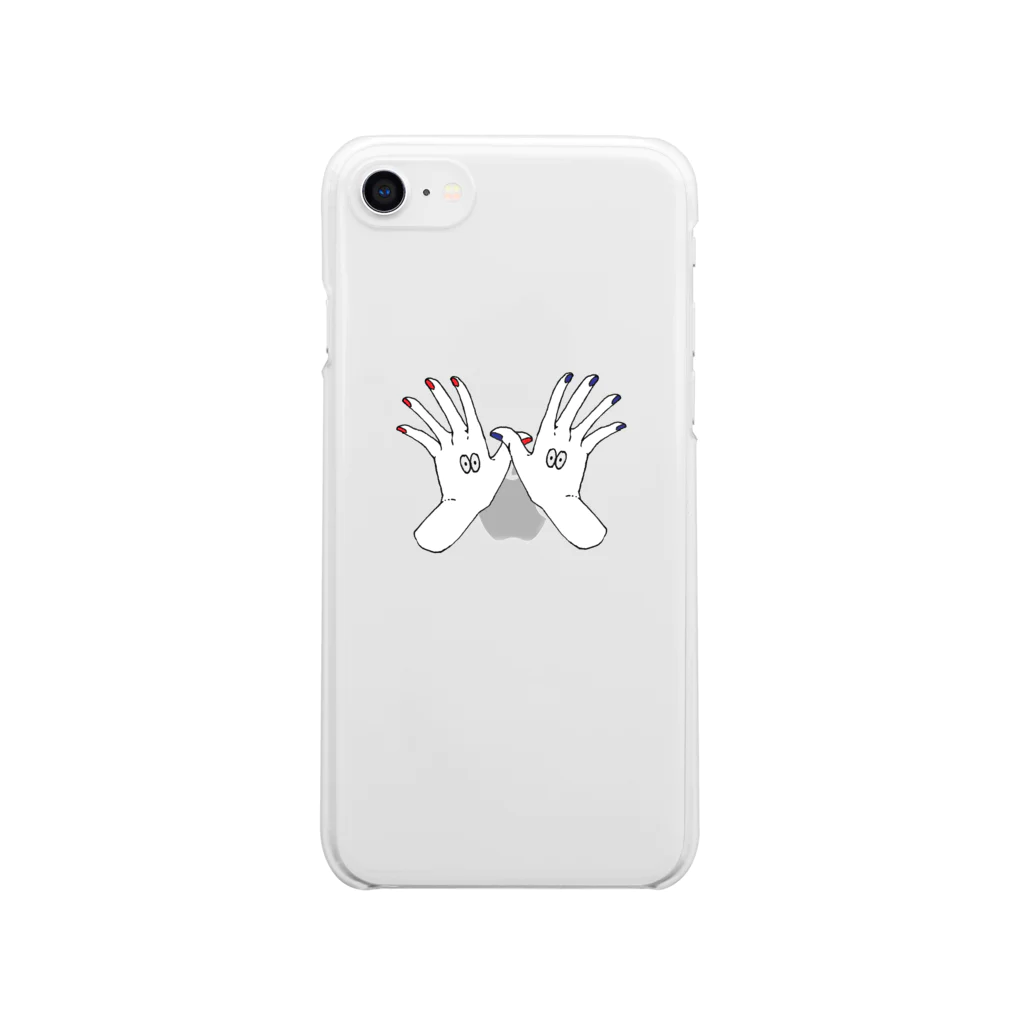 さよならさんかく またきてしかくのおまもりはんズくん！ Clear Smartphone Case