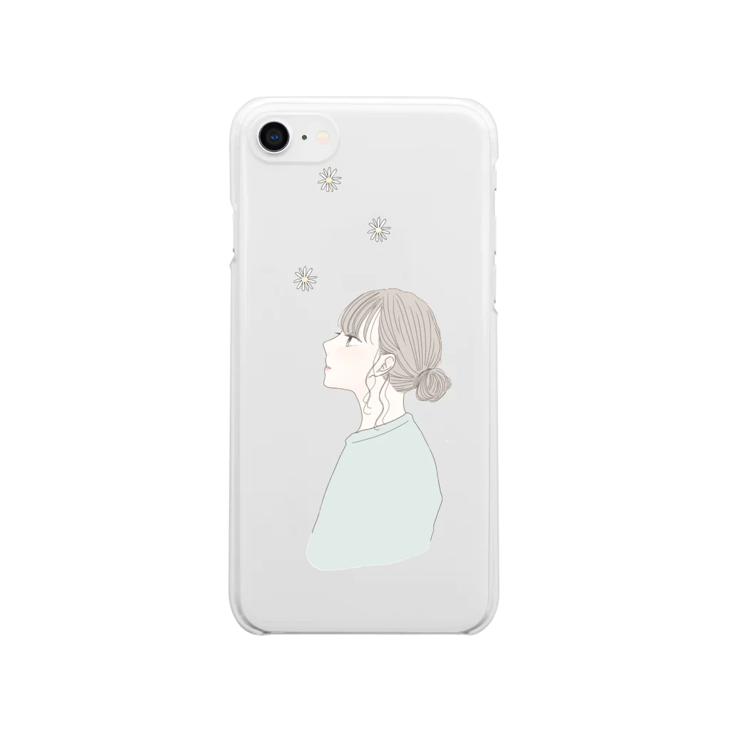 しいの大人シンプル Clear Smartphone Case