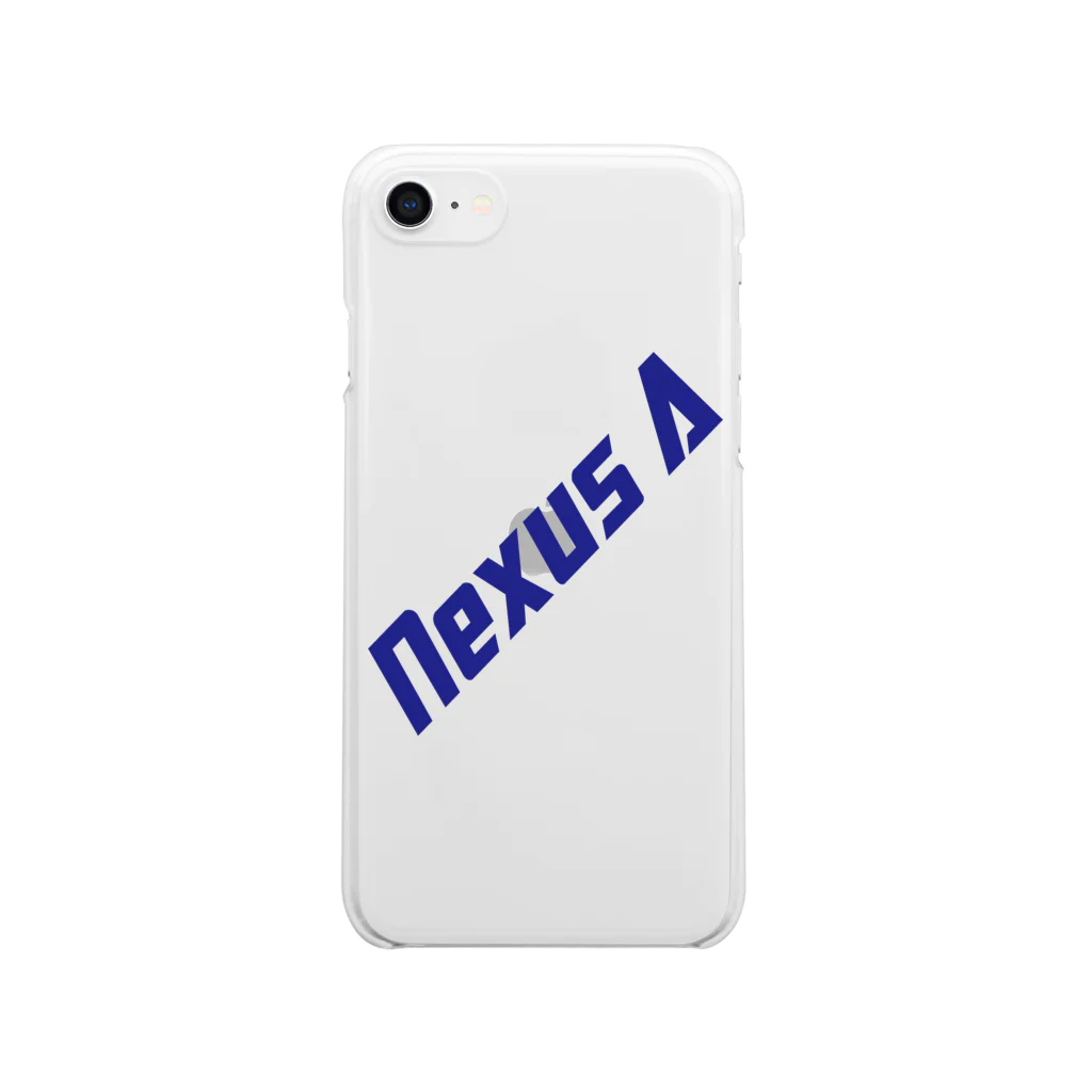 nexusa1980のロゴ（ブルー） Clear Smartphone Case