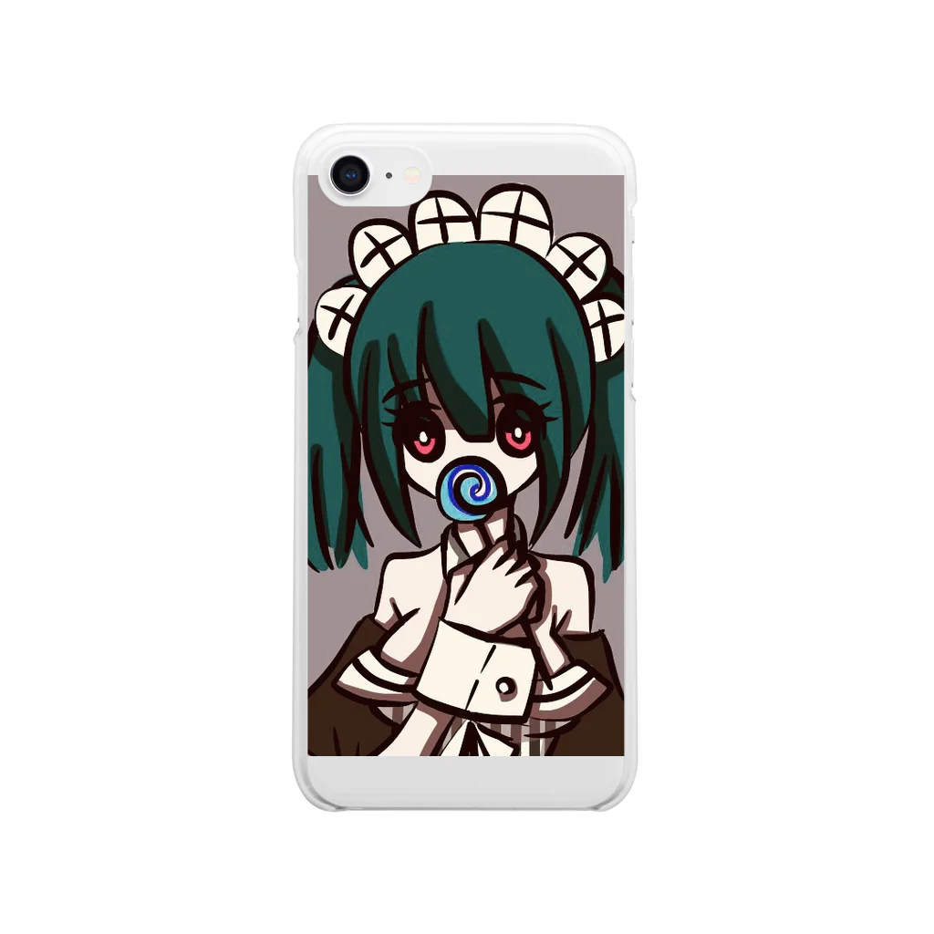 からつけのメイドちゃん Clear Smartphone Case